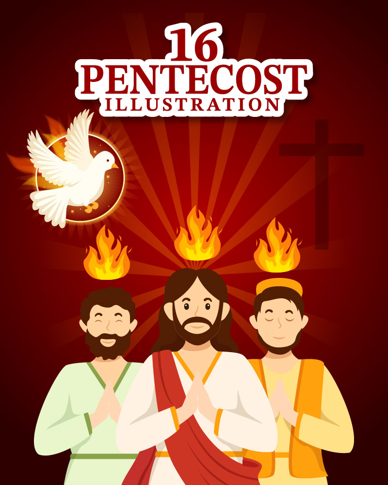 16 Pentecost Sunday Illustration