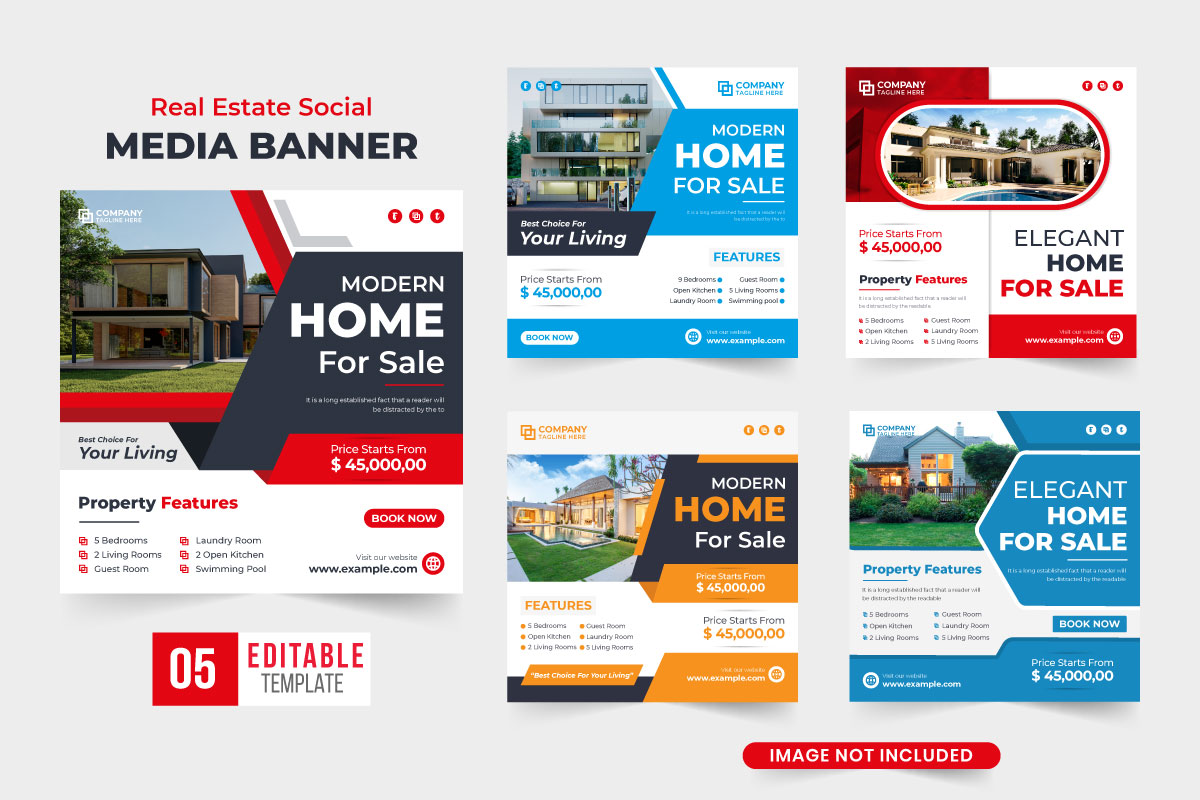 Home selling business promotion template