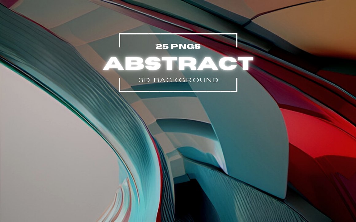 3D Aesthetic Abstract Background