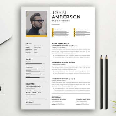 Cv Resume Resume Templates 322456