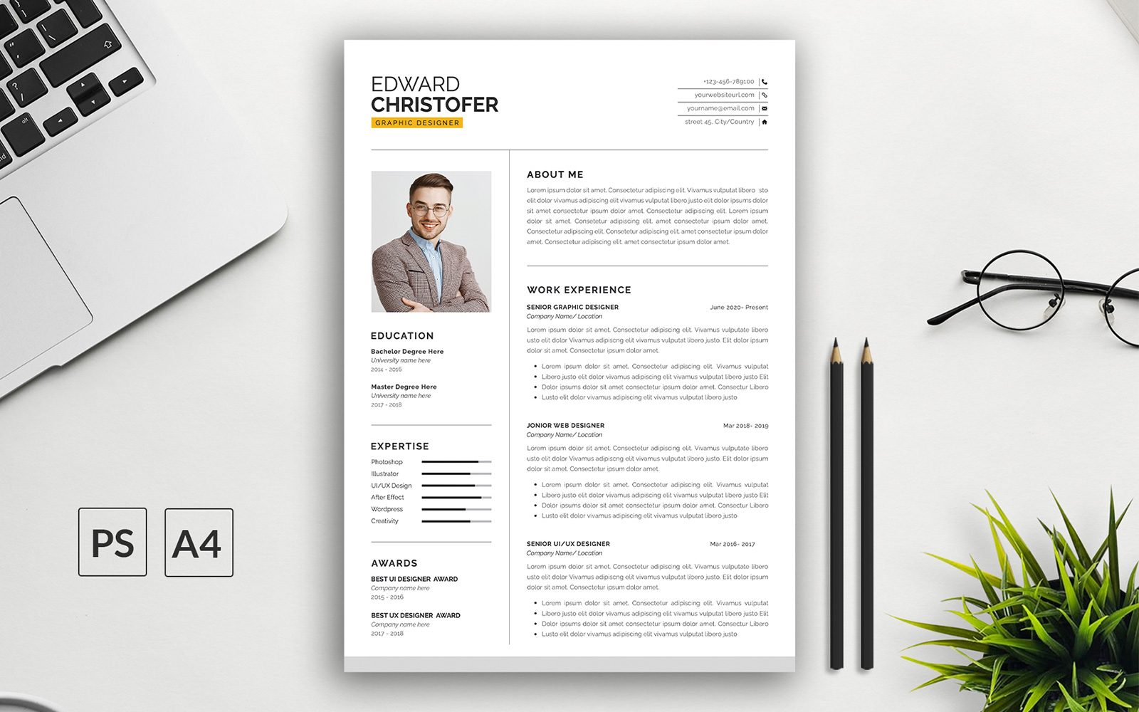 Edward Christofer Resume Template