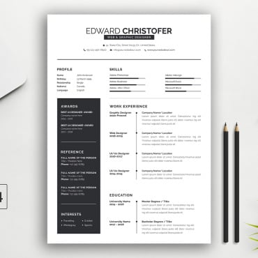 <a class=ContentLinkGreen href=/fr/kits_graphiques_templates_cv-modeles.html>CV Modles</a></font> creatif customizable 322480