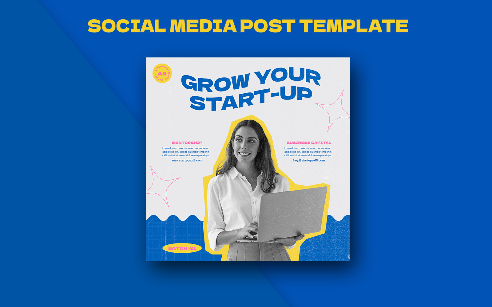 Grow Business Social Media Poster Template