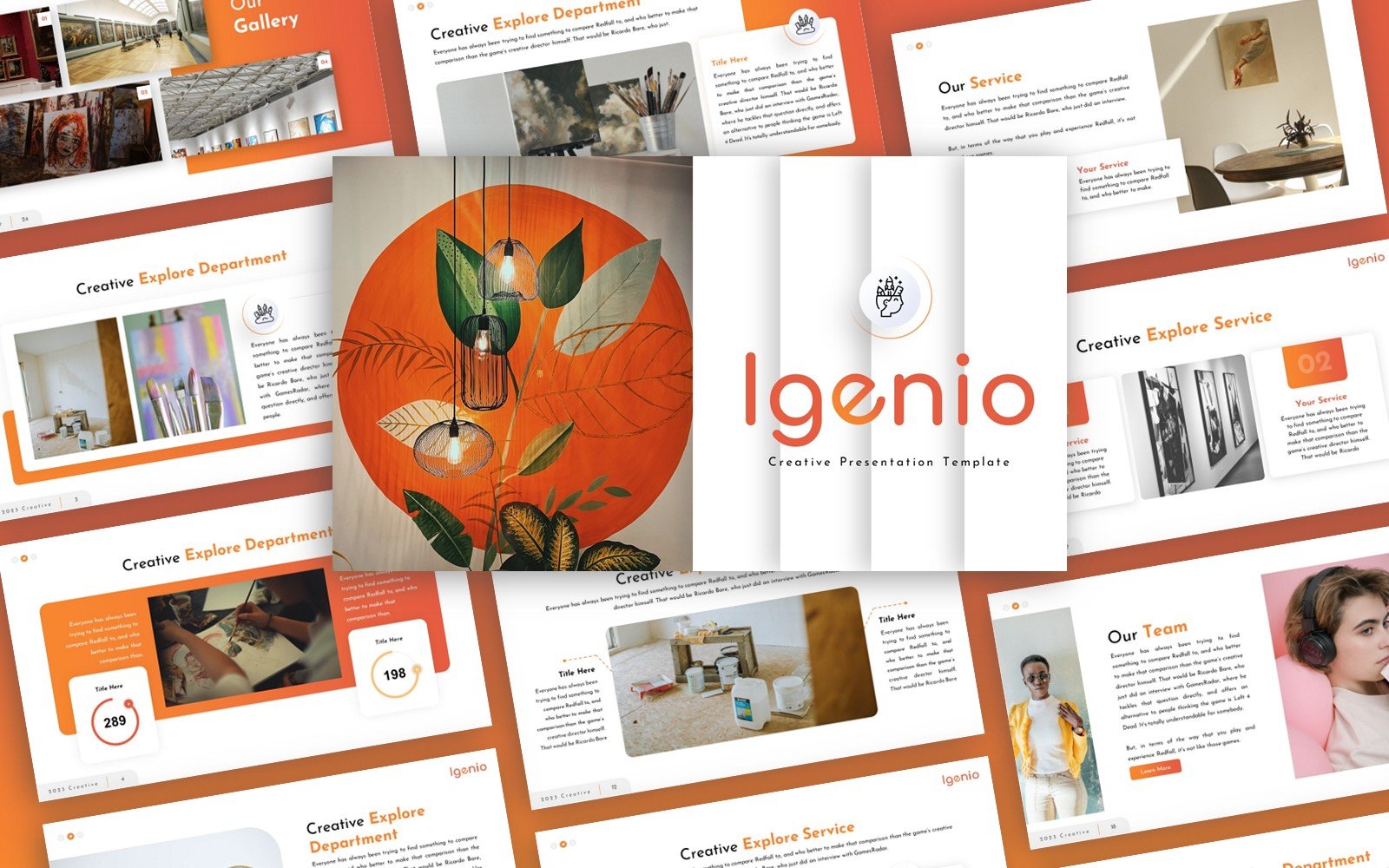 Igenio Creative Multipurpose Presentation