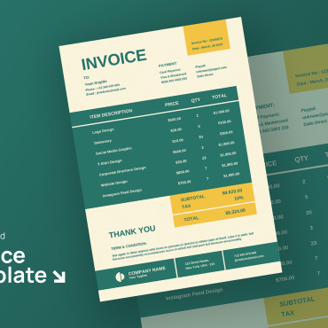 Minimal Invoice Corporate Identity 322587