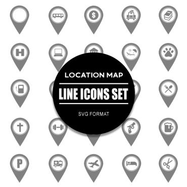 Map Gps Icon Sets 322593