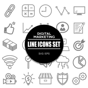 Marketing Digital Icon Sets 322613