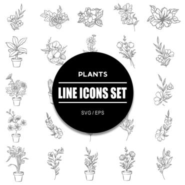 Gardening Grass Icon Sets 322619