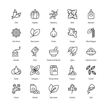 Spices Plants Icon Sets 322633