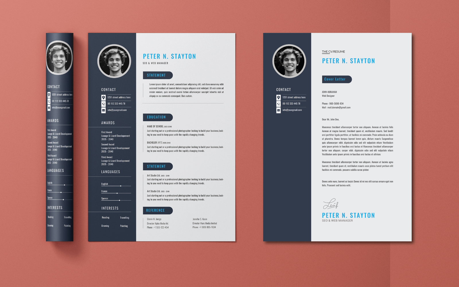 Creative Professional Resume Template /CV Template