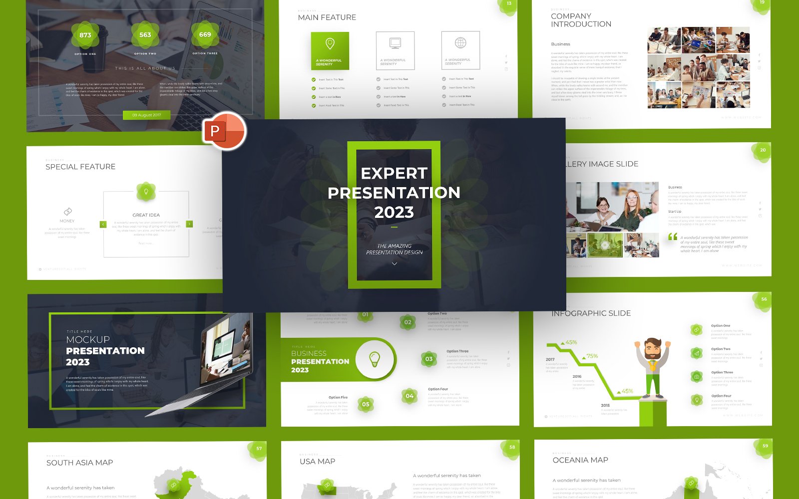 Experto Business PowerPoint Template