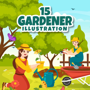 Gardening Garden Illustrations Templates 322760