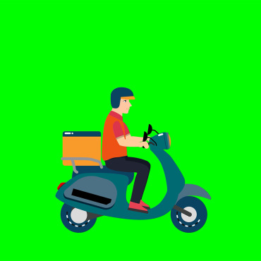 Motorbike Food Stock Video 322768