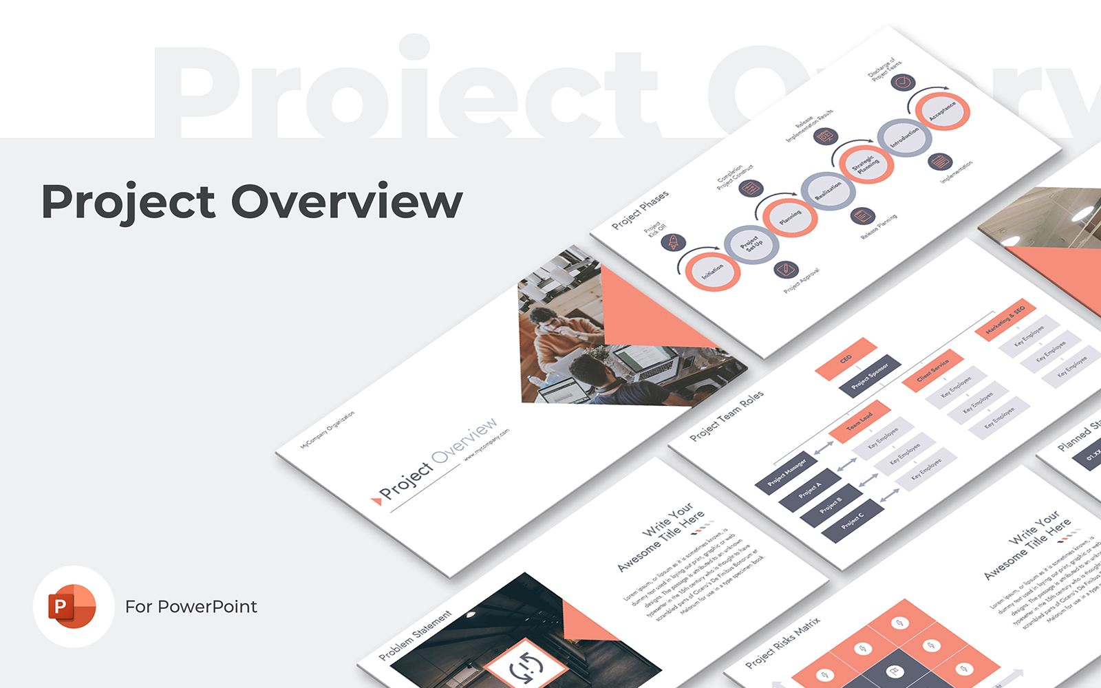 Project Overview PowerPoint Presentation Template