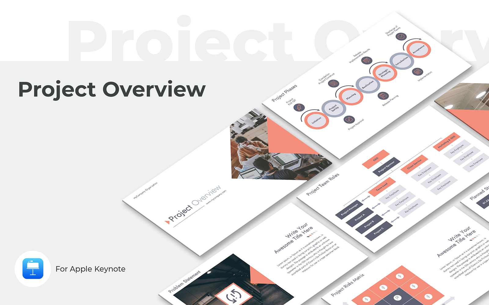 Project Overview Keynote Presentation Template