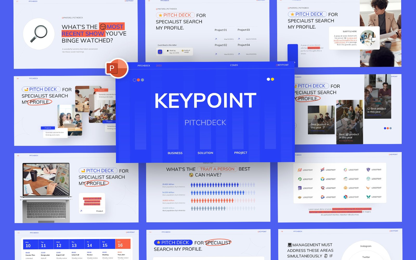 KeyPoint Professional Business PowerPoint Template