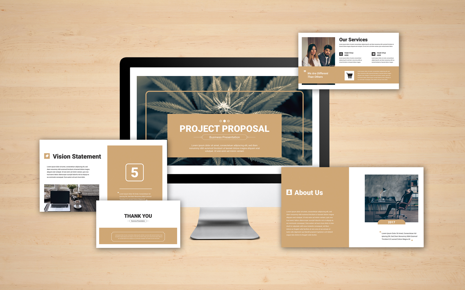 PowerPoint Project Proposal Presentation Design