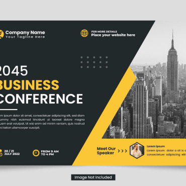 Flyer Conference Illustrations Templates 323005