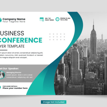 Flyer Conference Illustrations Templates 323006