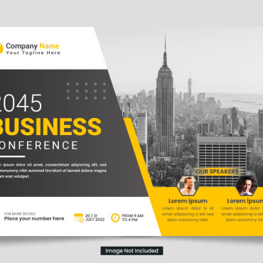 Flyer Conference Illustrations Templates 323007