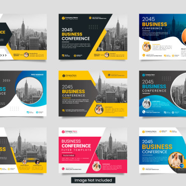 Flyer Conference Illustrations Templates 323013