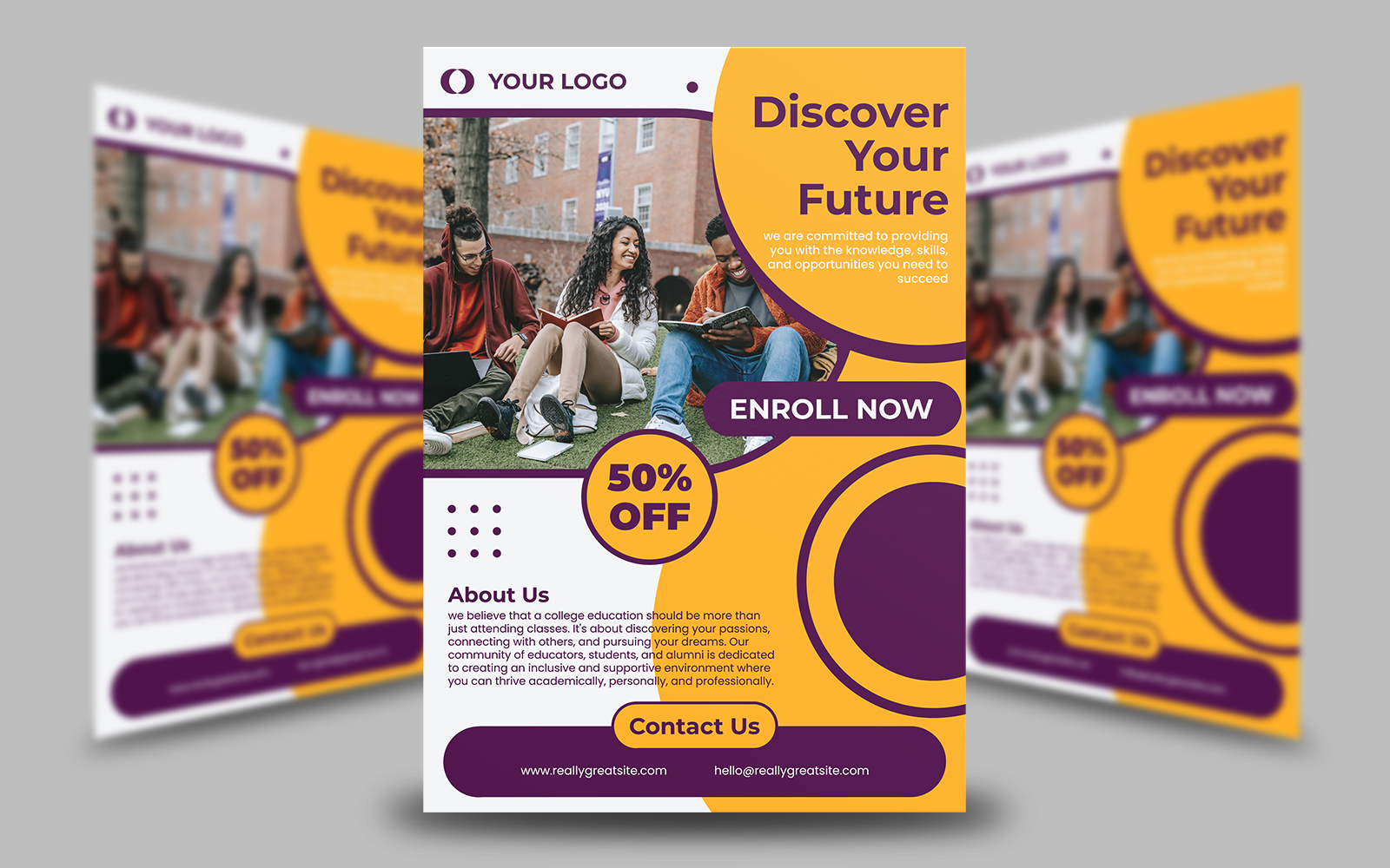 College Education Flyer Template 1