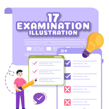 Exam Examination Illustrations Templates 323063