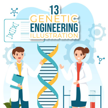 Engineering Genome Illustrations Templates 323072