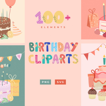 Birthday Cliparts Illustrations Templates 323153