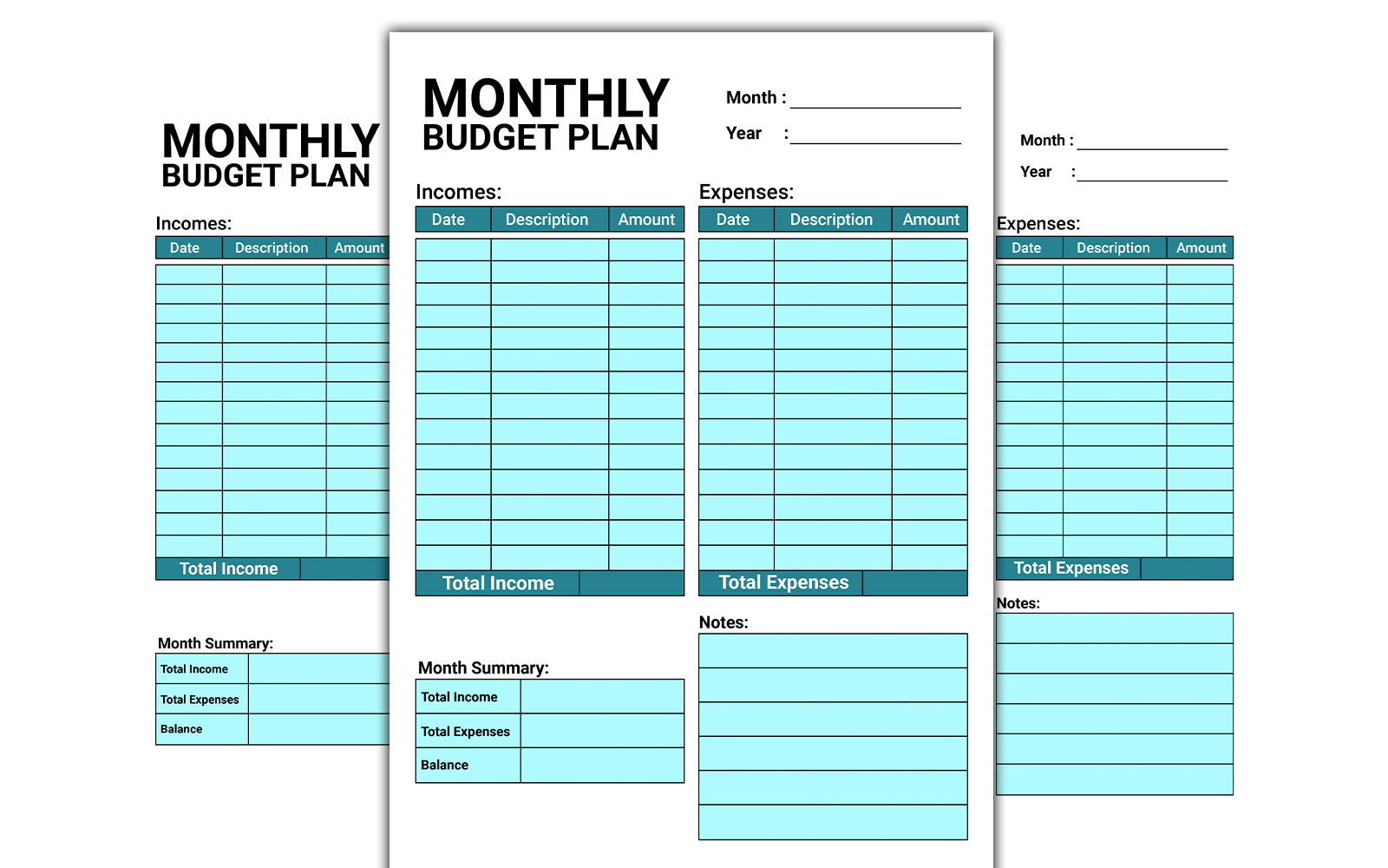 Weekly Planner Easy To Use and Ready To Use Template