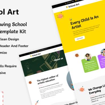 Drawing School Elementor Kits 323232