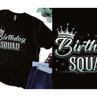 Squad Birthday T-shirts 323423