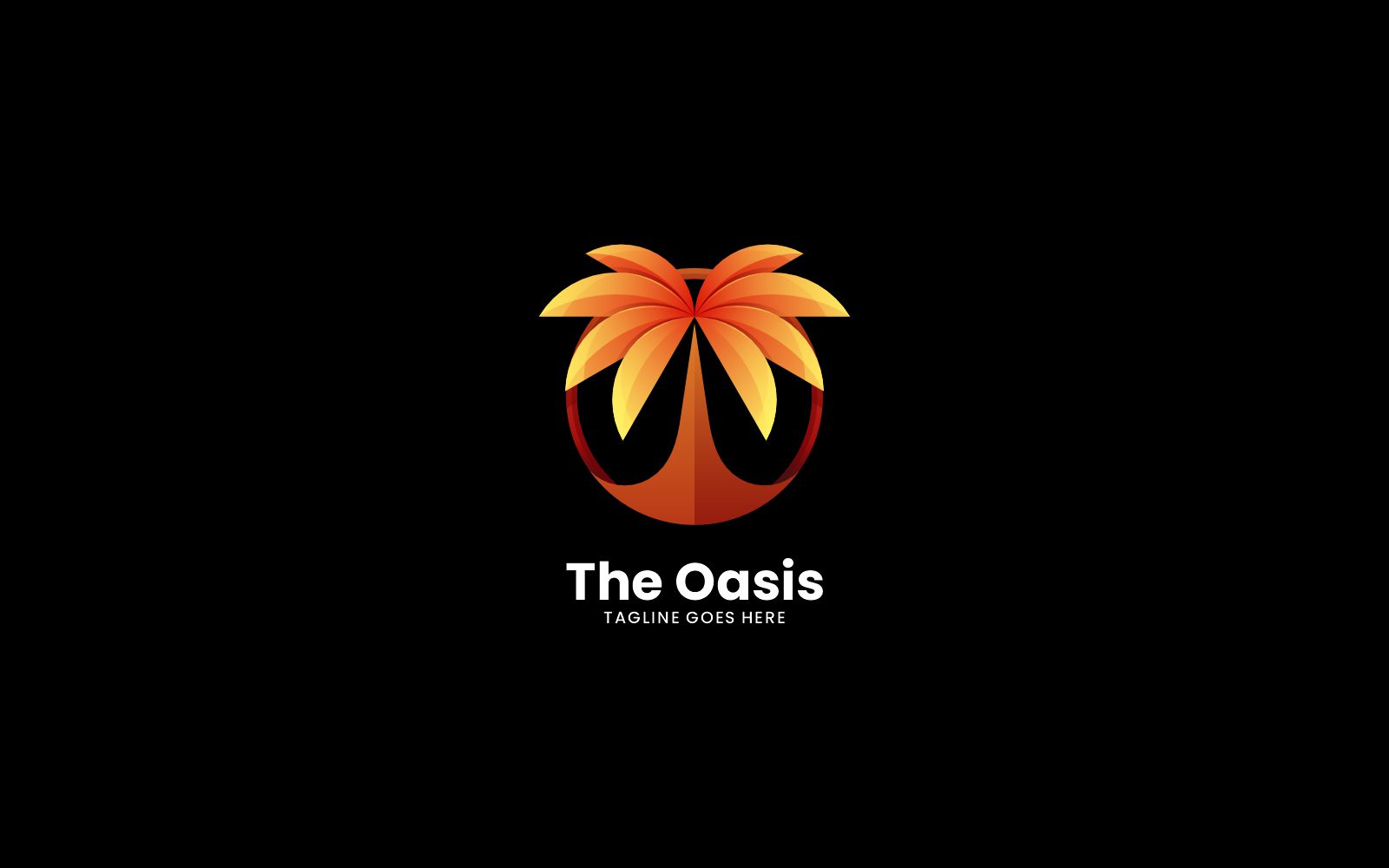 The Oasis Gradient Logo Style