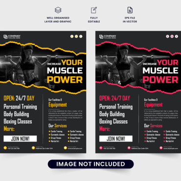 Poster Fitness Corporate Identity 323979