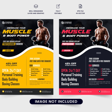 Poster Fitness Corporate Identity 324016