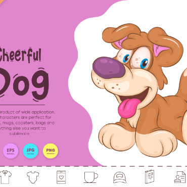 Cartoon Dog Vectors Templates 324021