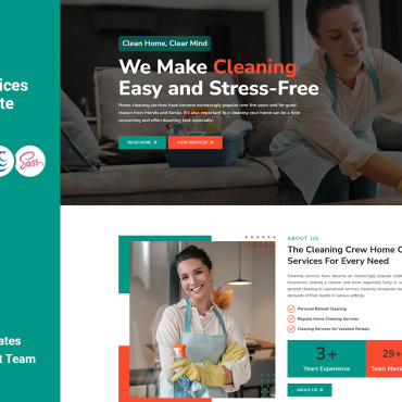 Clean Cleaner Responsive Website Templates 324031