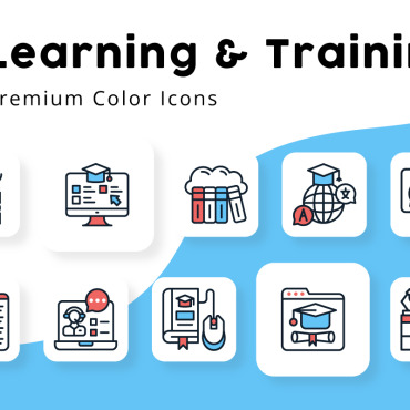 Course Online Icon Sets 324082