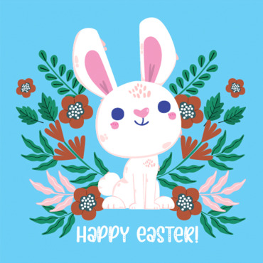 Bunny Easter Illustrations Templates 324102