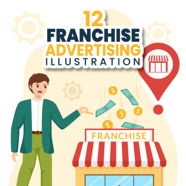 Advertising Franchise Illustrations Templates 324107