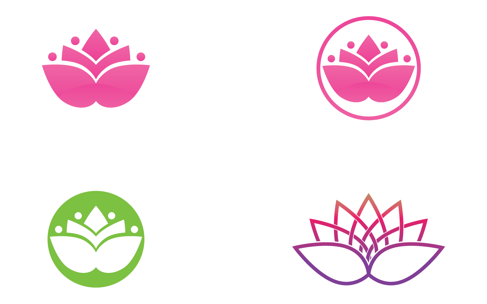 Flower lotus beauthy meditation yoga symbol v17