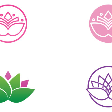 Beauty Lotus Logo Templates 324125