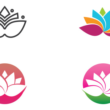Beauty Lotus Logo Templates 324126