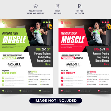 Poster Fitness Corporate Identity 324203