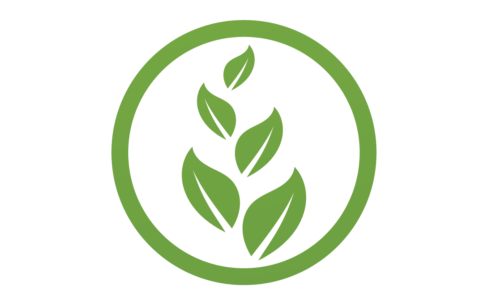 Green Leaf nature element tree company name v53