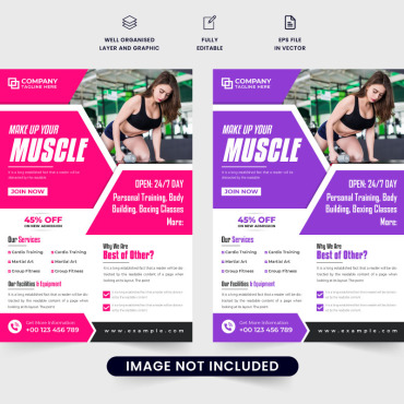 Poster Fitness Corporate Identity 324334