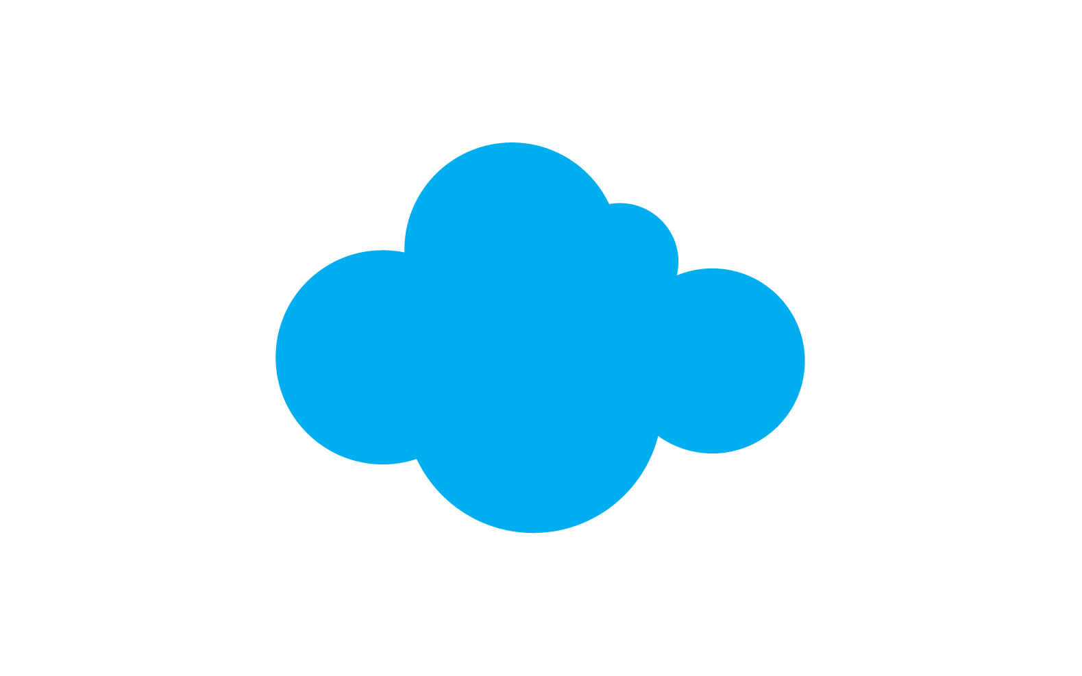 Cloud blue sky element design for logo company v3
