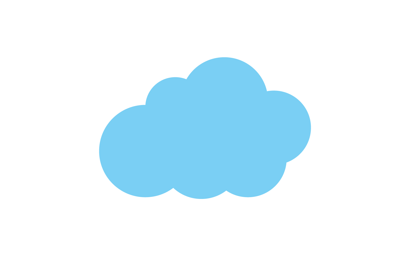 Cloud blue sky element design for logo company v9