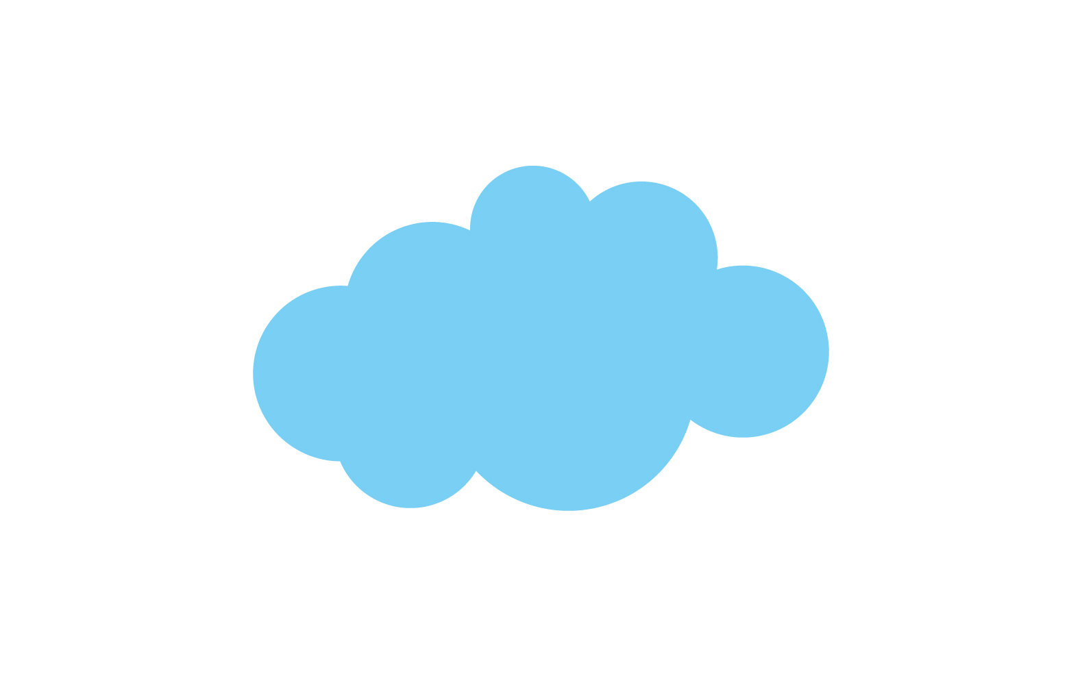 Cloud blue sky element design for logo company v10