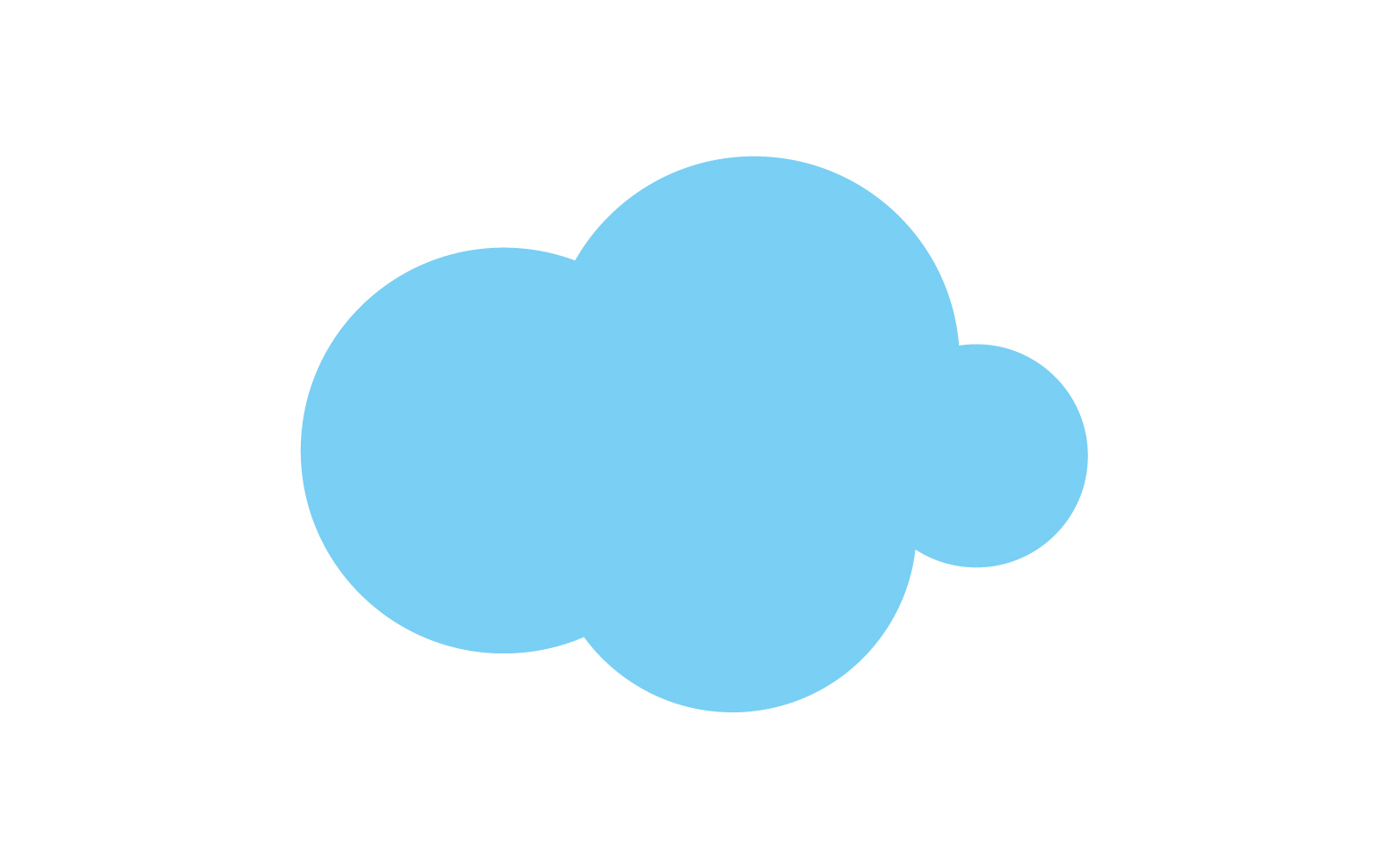 Cloud blue sky element design for logo company v12